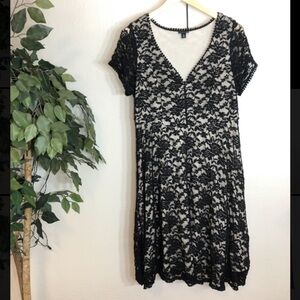 PLUS Torrid Black Lace Dress